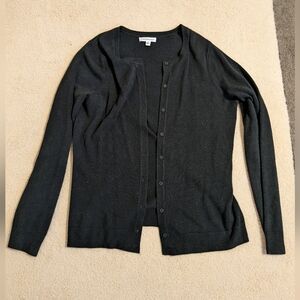 Croft & Barrow Black Cardigan Sweater Size S